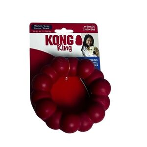 Kong Ring Dog Toy For Medium/Large Size New In The Package Red